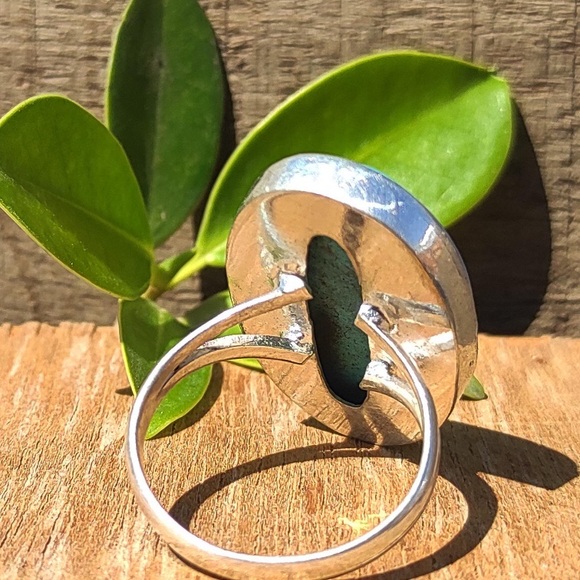 925 Turquoise ring - Picture 2 of 9